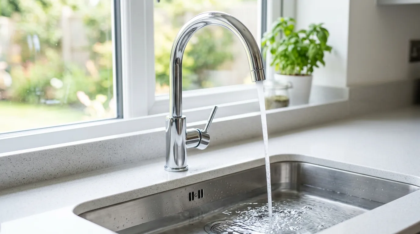 Local Plumbing Master Pros same day plumber fixing a faucet in Moreland, ID